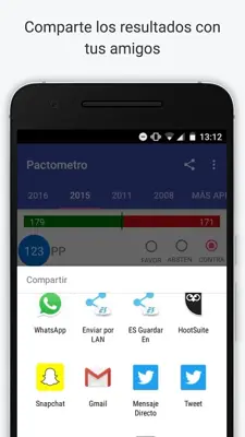 Pactometro android App screenshot 1